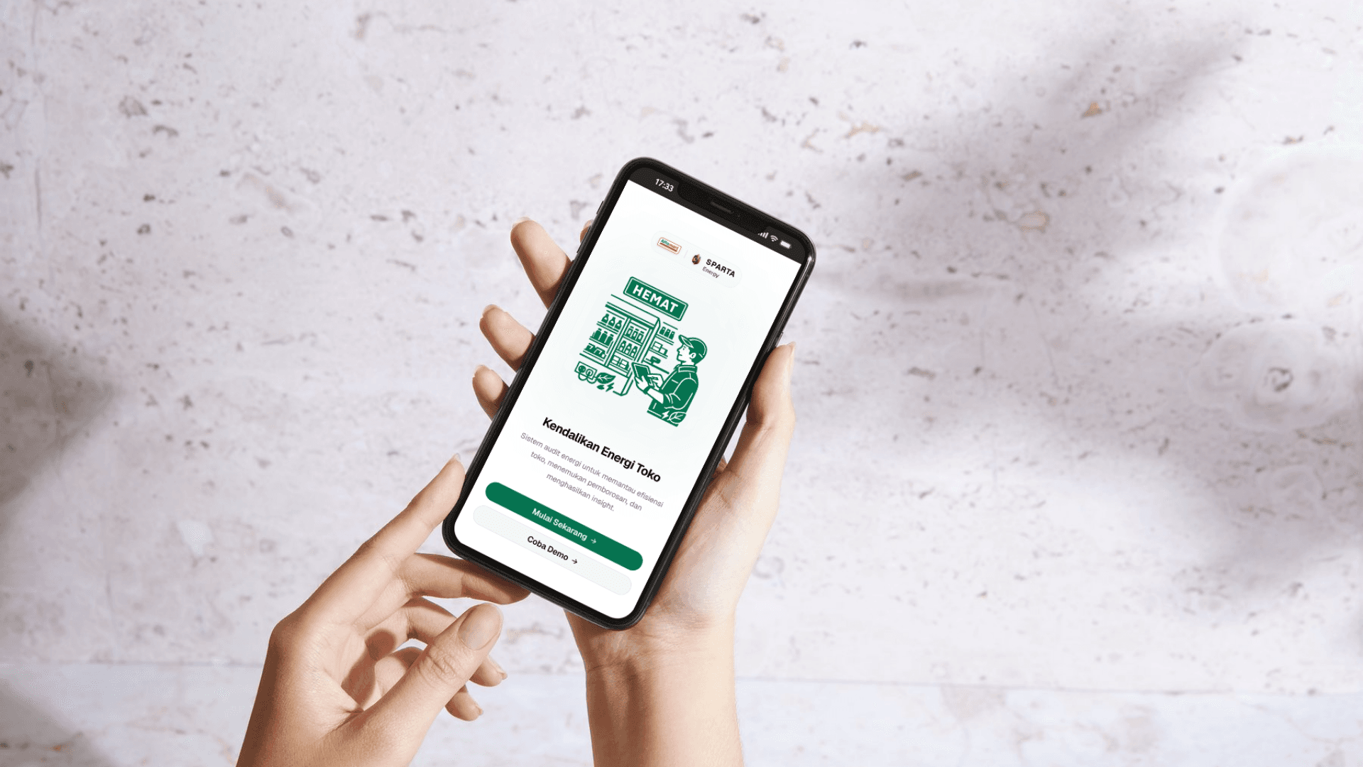 Dashboard audit energi untuk analisis konsumsi toko, estimasi equipment, dan rekomendasi operasional